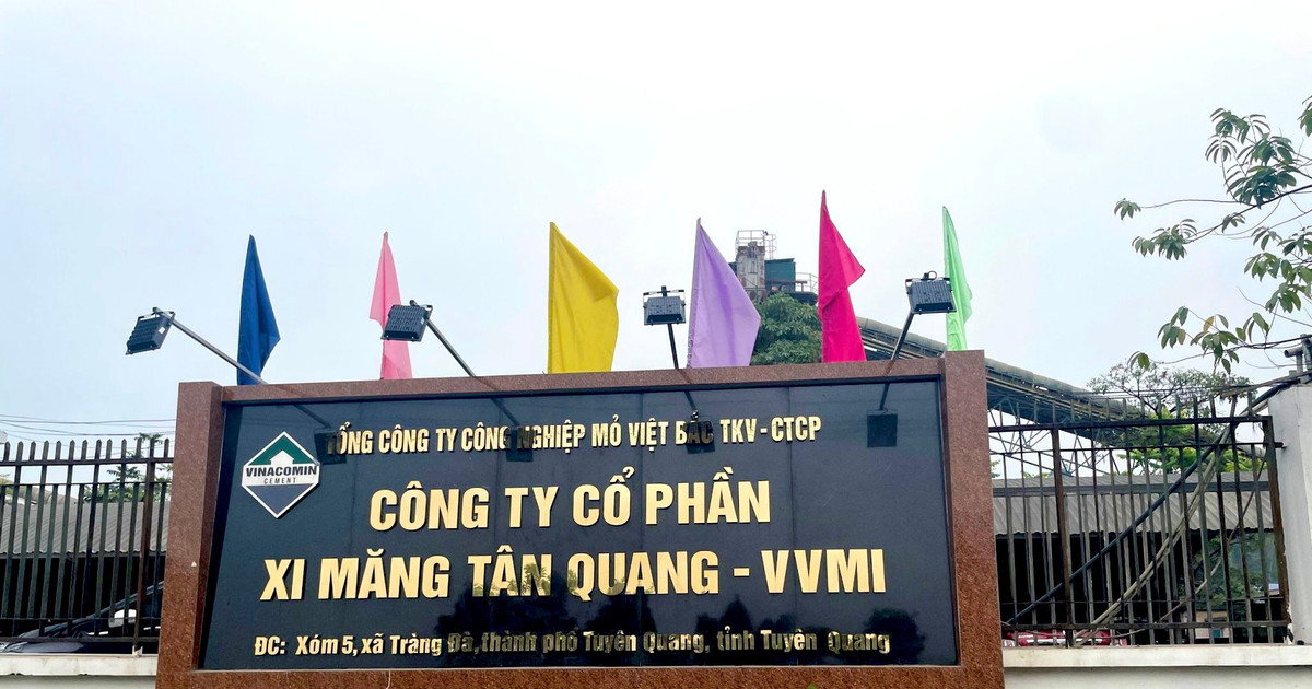 Xi măng Tân Quang bảo vệ môi trường gắn với tăng trưởng bền vững