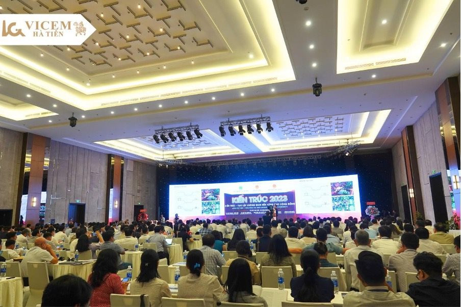 Xi măng Vicem Hà Tiên tham dự Triển lãm Expo Kiến trúc 2023 lần đầu tiên tổ chức tại Việt Nam