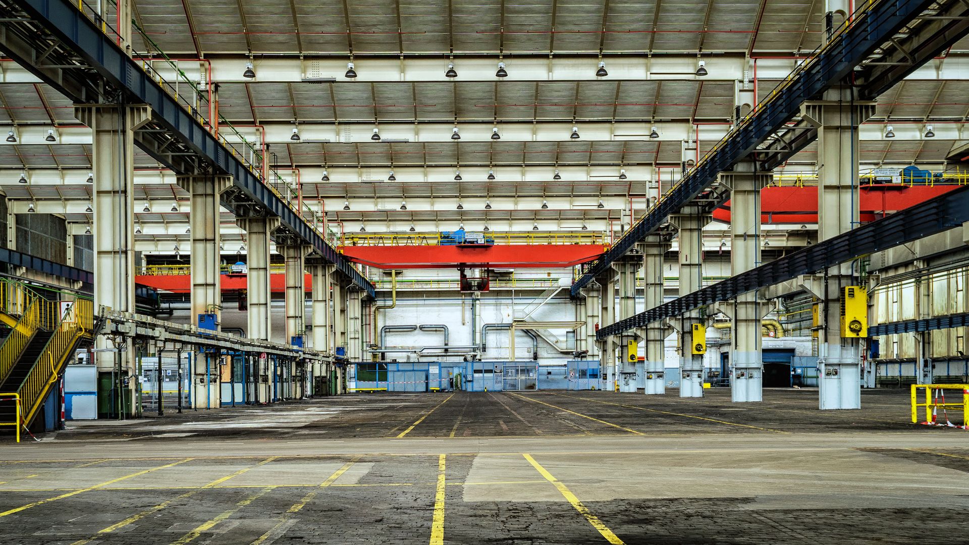 Ảnh minh họa nhà máy / khu công nghiệp từ trên cao (Pexels) — không phải ảnh dự án Shree Cement Chandrapur.