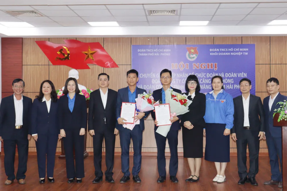 Chuyển giao, tiếp nhận tổ chức Đoàn và đoàn viên Công ty Cổ phần Cảng Hải Phòng và Công ty TNHH MTV Xi măng Vicem Hải Phòng